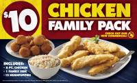 $10 Chicken Family Pack at Long John Silver's