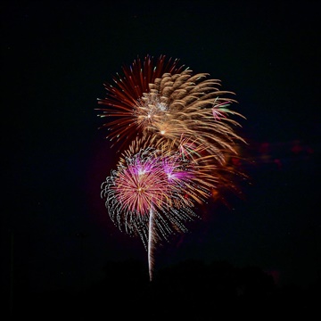 Legacy Blast fireworks display in Lee's Summit, Mo.