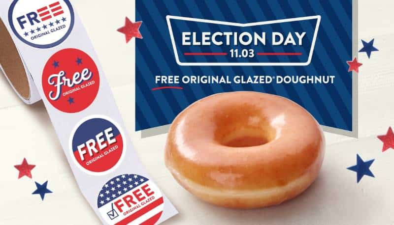 Kansas City Election Day Deals and Freebies - Krispy Kreme Doughnut