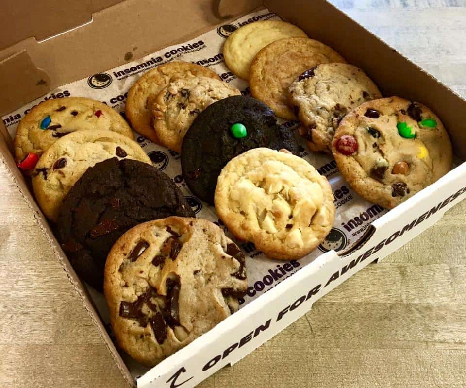National Cookie Day - box of Insomnia cookies
