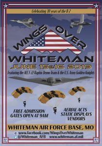Wings over Whiteman air show poster