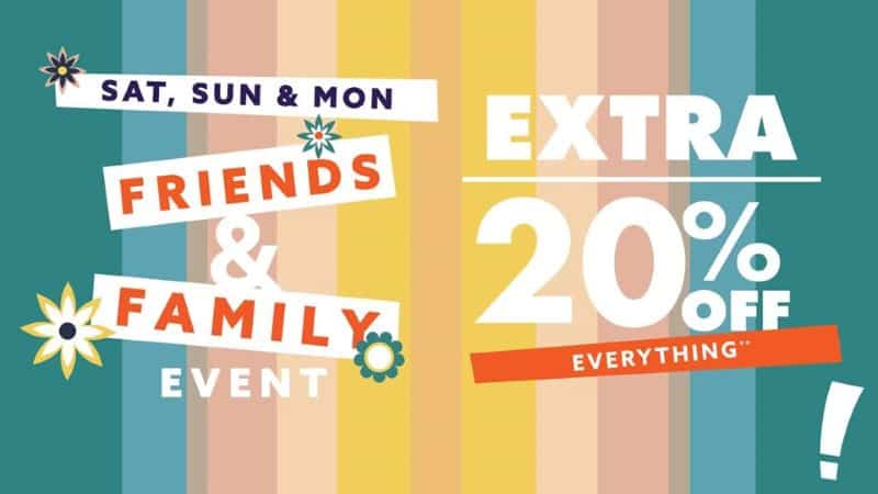 Big Lots Friends and Family sale banner