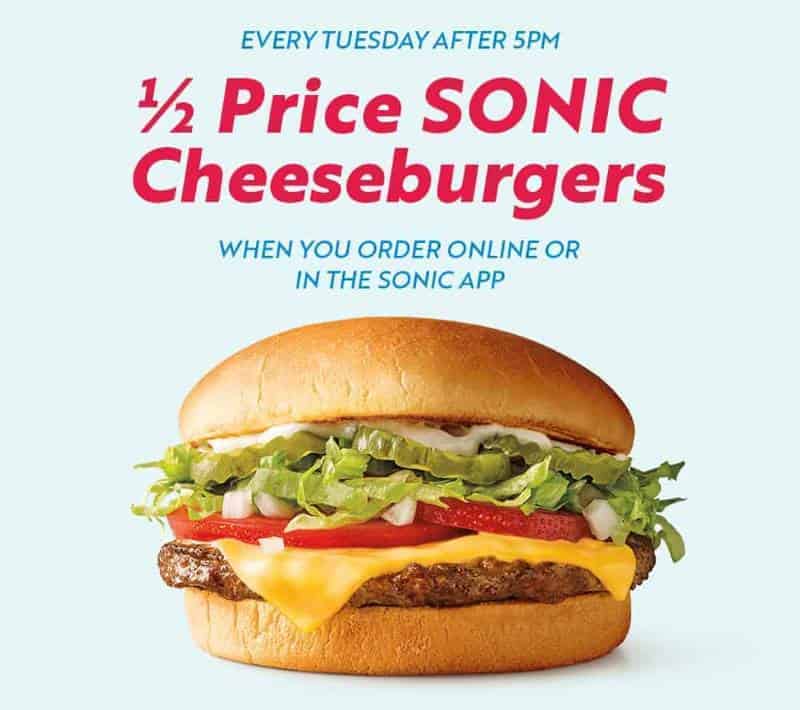 Sonic Drive-In Cheeseburger