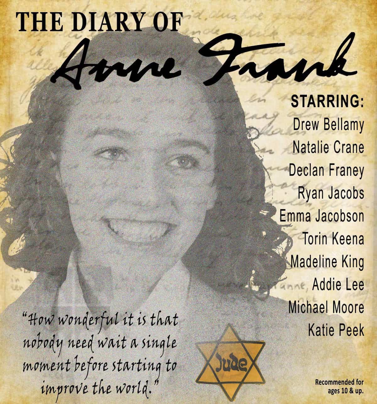 Advance Discount Tickets to The Diary of Anne Frank Kansas City on