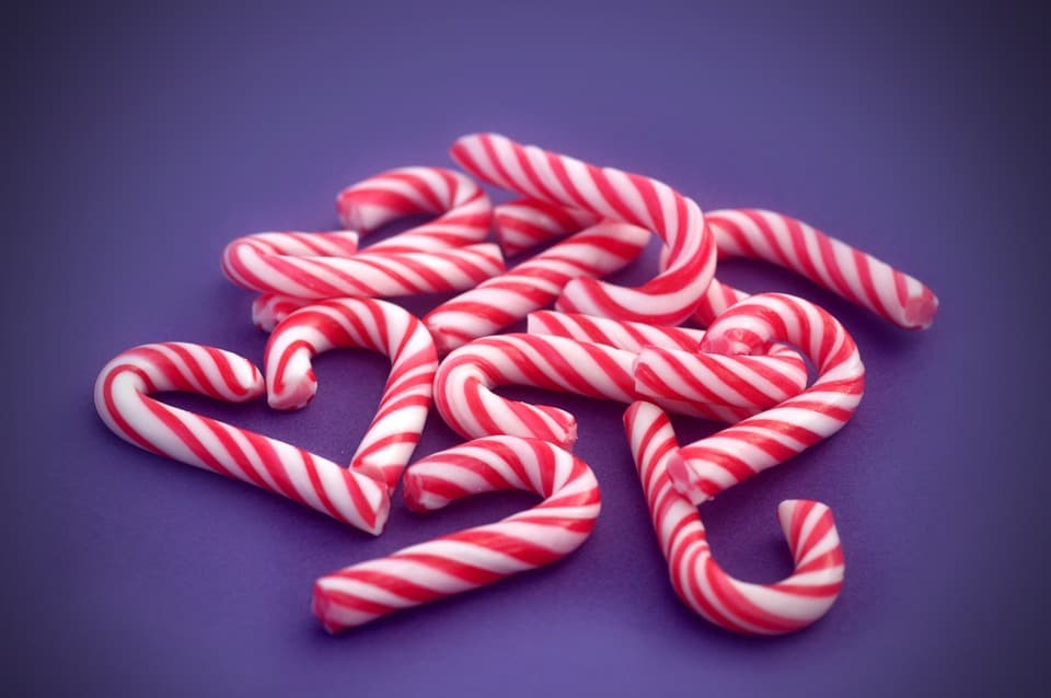 Holiday fun for kids in Kansas City - pile of candy canes