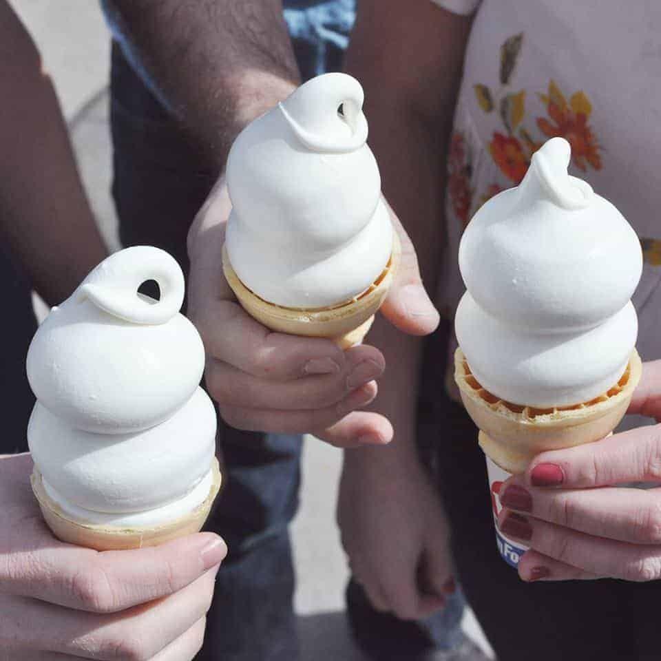 Dairy Queen ice cream cones