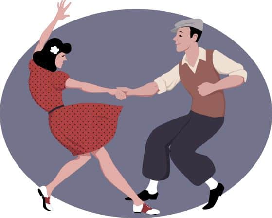 Swing dancing