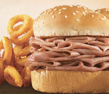 Arby's roast beef sandwich