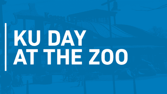 Kansas University Day at the Zoo banner