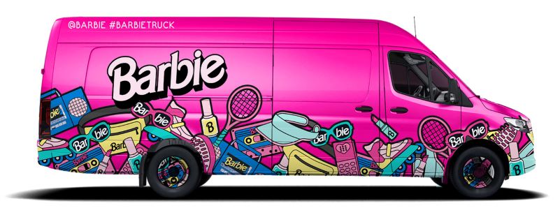 Barbie Pop-Up Truck
