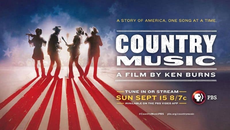 Free screenings of Ken Burns Country Music film - promotional poster