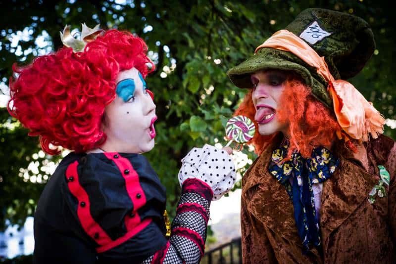 Kansas City Halloween Events for Adults - two clowns