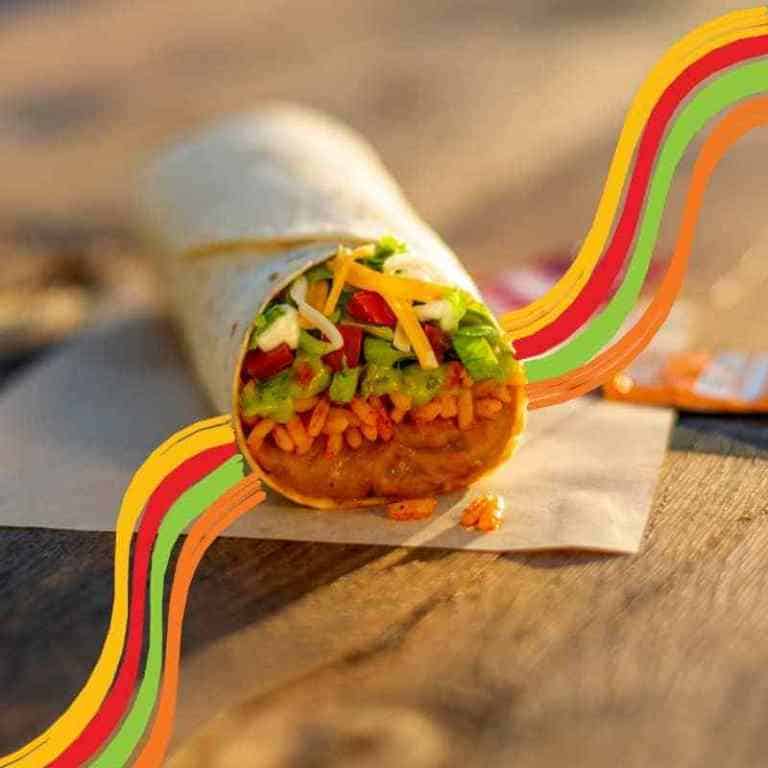 Taco bell $1 cravings menu - burrito