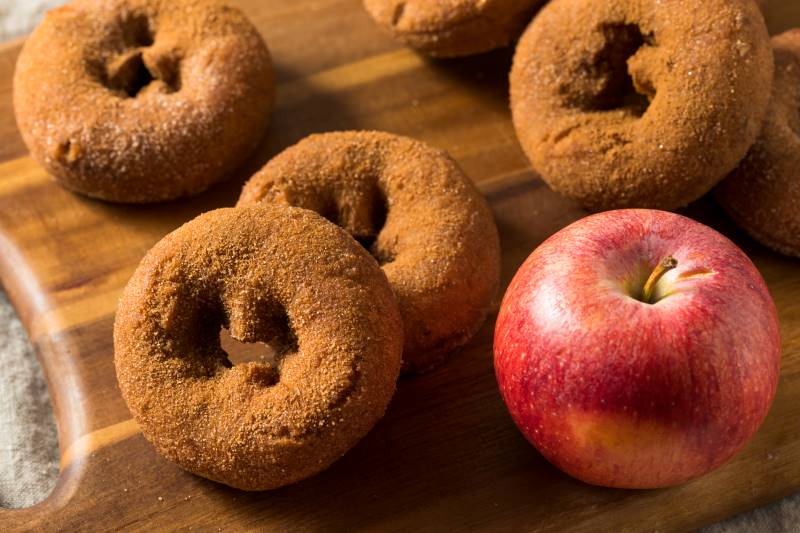 Louisburg Cider Mill - apple cinnamon donuts