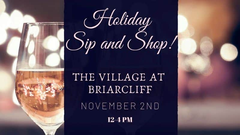 Kansas City Holiday Markets, Bazaars and Craft Fairs - Briarcliff Sip and Shop banner