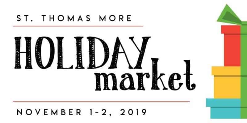 St. Thomas More school holiday market - market banner