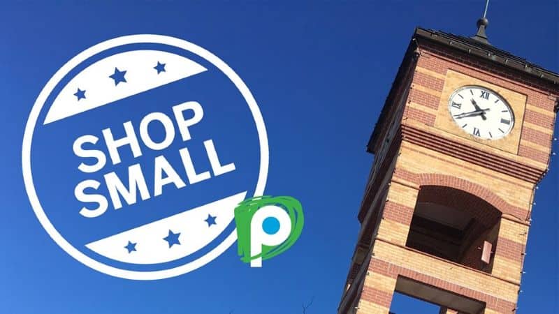 Small Business Saturday deals and events in Kansas City - Downtown Overland Park clock tower