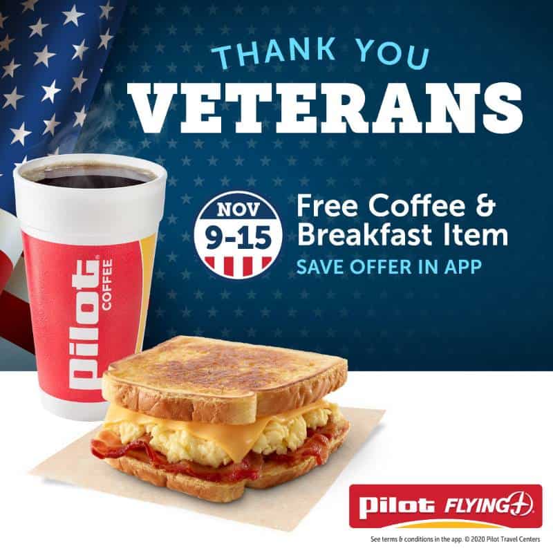 Pilot J Veterans Day Deal