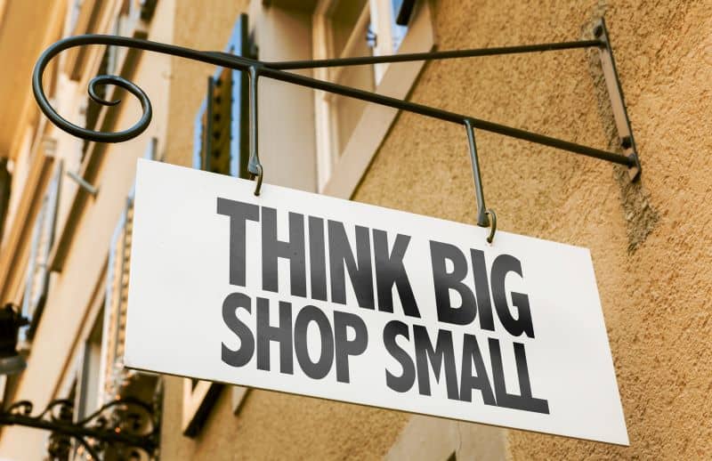 Small Business Saturday Deals and Events in Kansas City - store sign