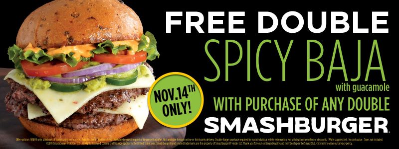 Kansas City restaurant deals - Smashburger Baja Burger