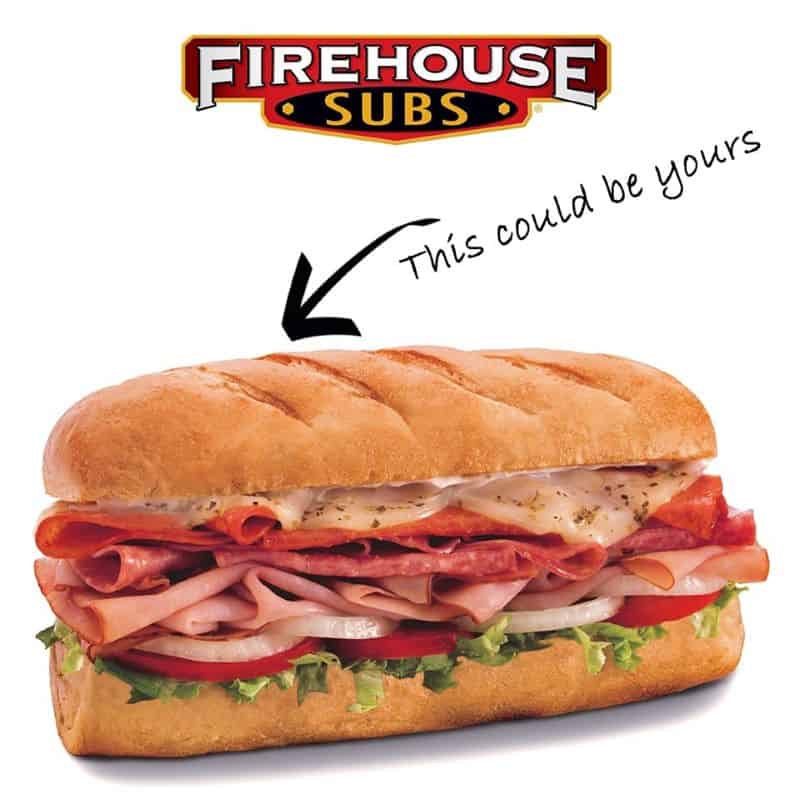Kansas City restaurant deals - Firehouse sub sandwich