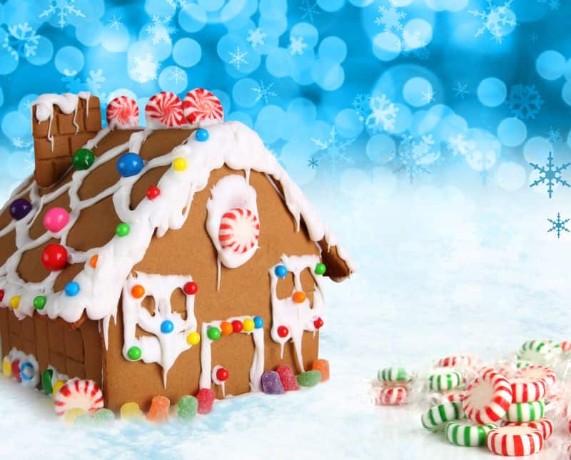 holiday fun for kids in Kansas City - gingerbread house