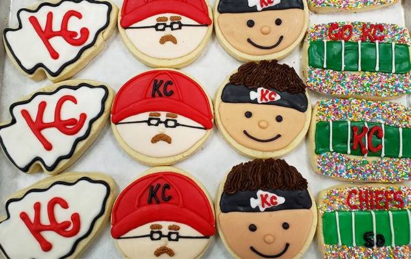 Kansas City Super Bowl Food Deals - KC Chiefs sugar cookies