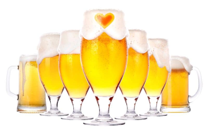 Valentine's Day date nights in Kansas City - line of beer