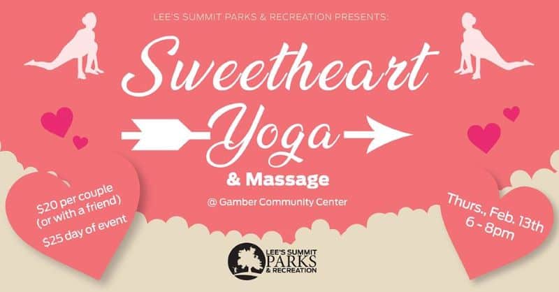 Valentine's Day date ideas in Kansas City - sweetheart yoga