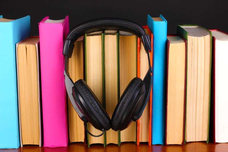 Free audiobooks from Audible - books with headphones