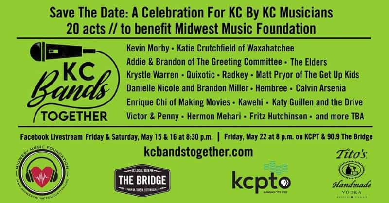 Kc Bands Together Free Livestream Concert Featuring 20 Kansas City