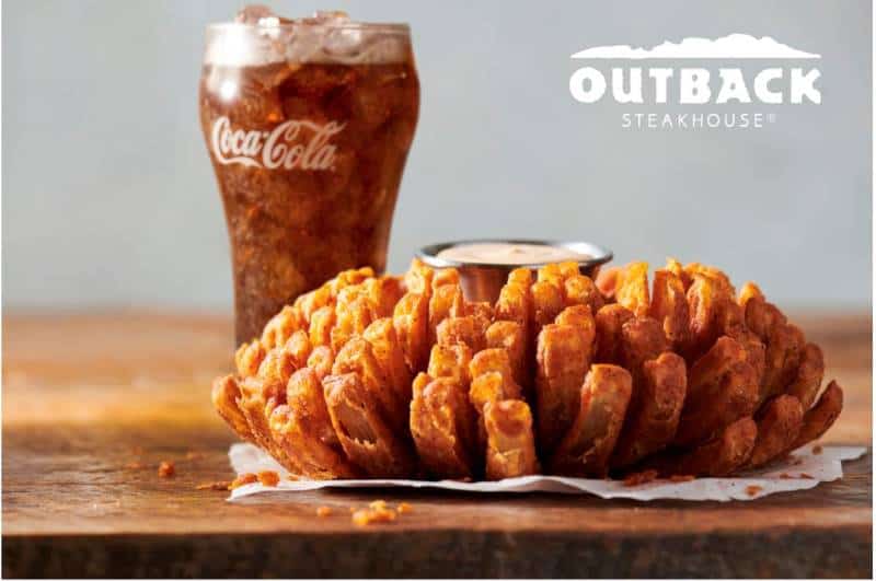 Outback Steakhouse Veterans Day deal - Bloomin' Onion and Coke