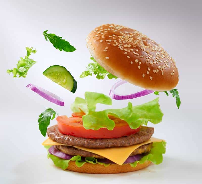 Hamburger with toppings - Kansas City Burger Week