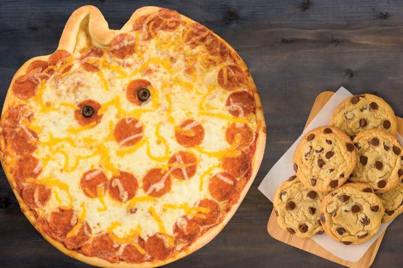 Papa Murphys Jack-o-lantern pizza