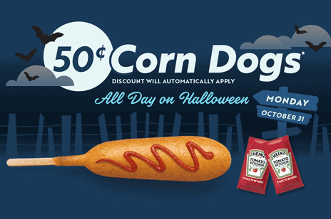 Sonic corn dogs for Halloween
