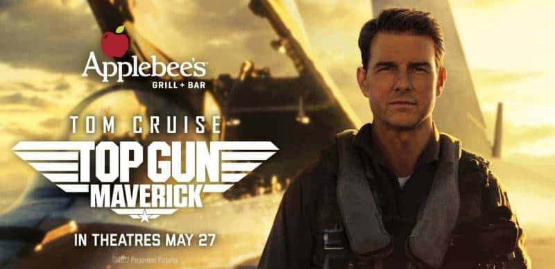 Applebee's and Top Gun: Maverick movie promo