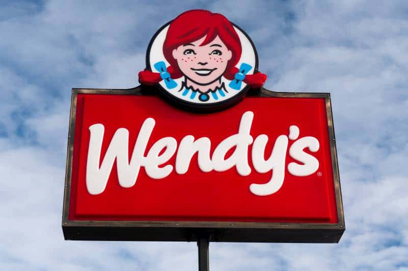 Wendy's sign and logo
