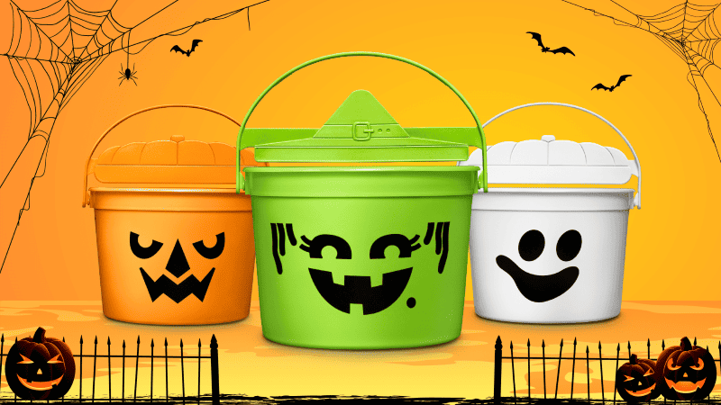 Halloween Happy Meal Pails