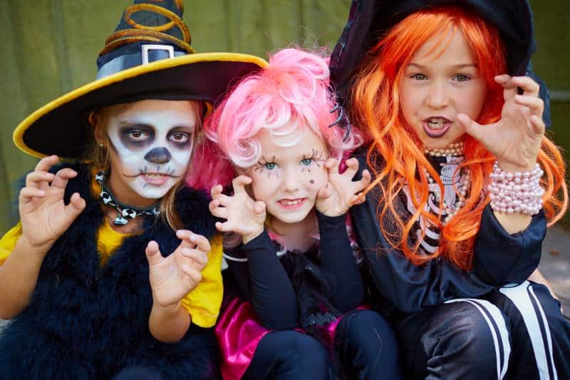 Kansas City Kids in Halloween costumes