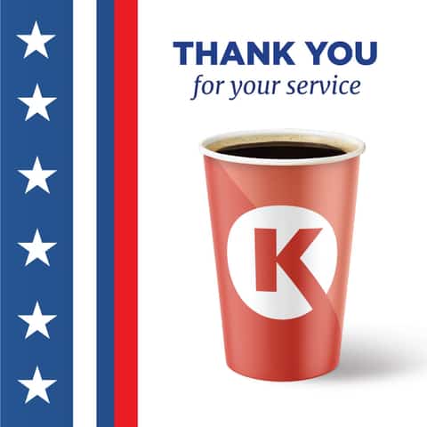 Circle K Coffee on Veterans Day